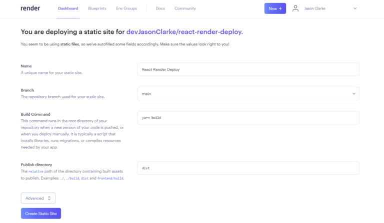 How to deploy your Single Page Application on Render - Caribbean Tech ...